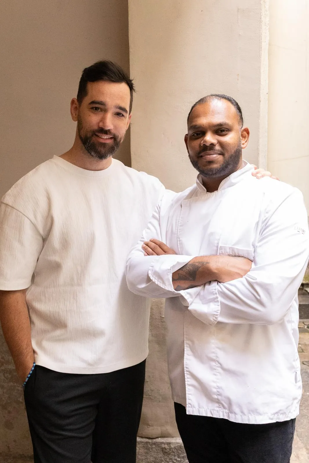 Jonathan Caron et Manogeran Shasitaran, fondateurs du restaurant Mantra